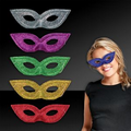 Assorted Color Glitter Masks